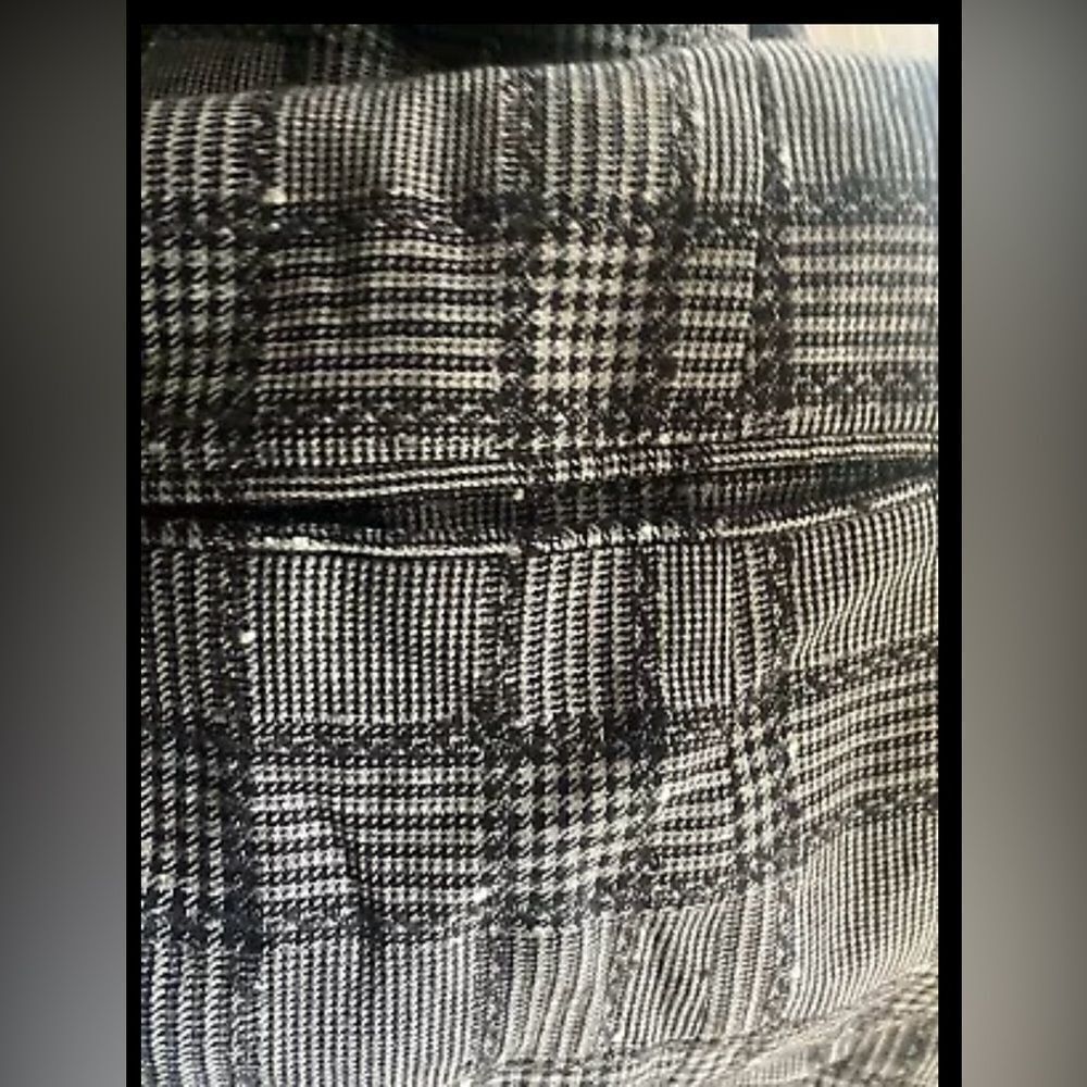 Vintage Gianni Versace 80s-90s Black/Gray Plaid Made In Italy Blazer Wool Blend - Picture 10 of 16